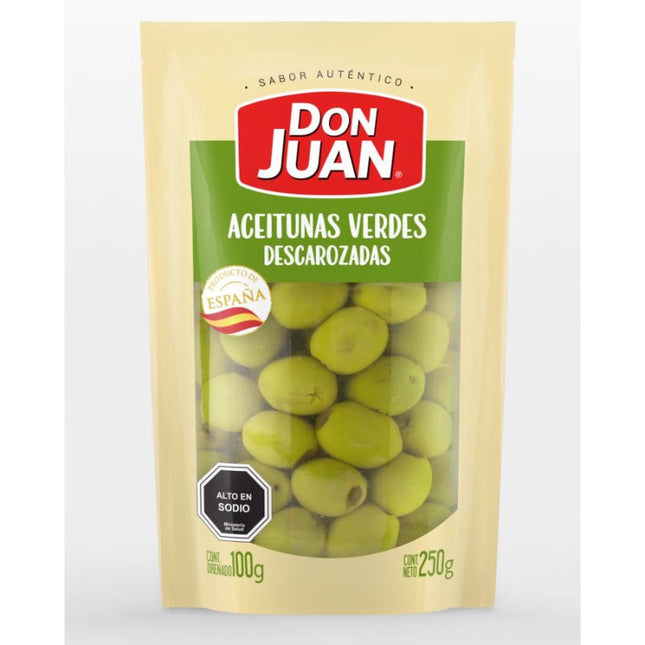 Aceitunas Verdes Descarozadas Bolsa, 250 g | Apishop