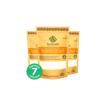 Pack 7,  Almidón de Maíz 500gr