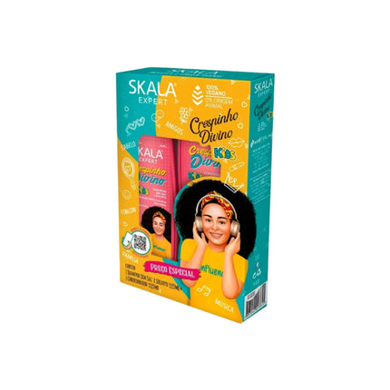 Kit Shampoo + Acondicionador Crespinho Divino 650 Ml
