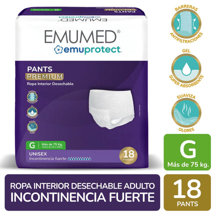 Pañales Emuprotect Premium Adulto G