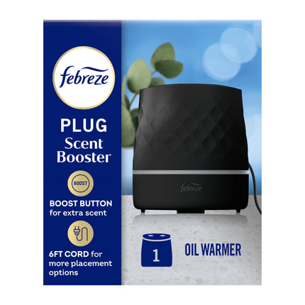 Difusor de aceite Scent Booster Febreze Plug negro con cable