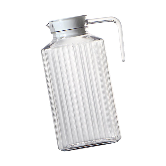Jarra De Agua Inastillable Con Asa, Jarra Acrílica Para Té, Limonada, Leche, 2L