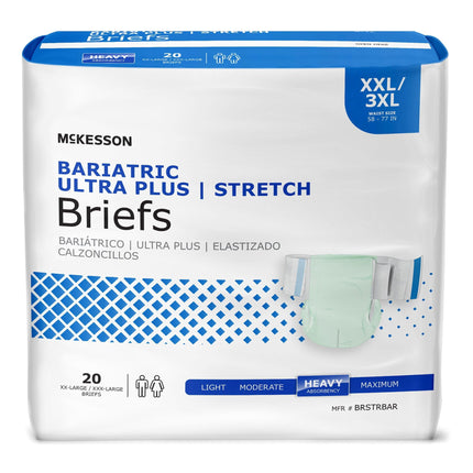 Pañales para adultos para incontinencia McKesson Ultra Plus XXL/3XL x80