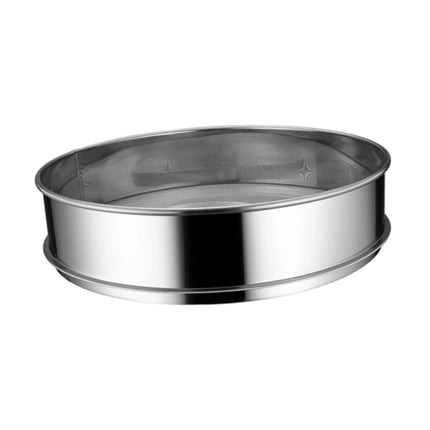 Tamiz De Harina De Acero Inoxidable, Resistente Y Reutilizable, Para Hornear, 30 Cm