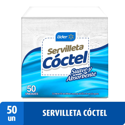 Servilletas Cóctel 23x24 cm, 50 Un
