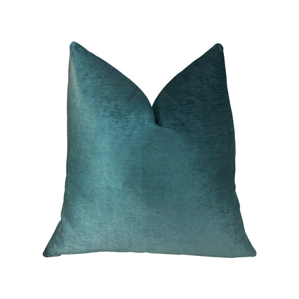 Almohada Plutus Brands Plutus Aqua Dulce hecha a mano de lujo de 55 x 55 cm