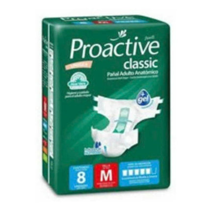 Pañal Proactive Classic Talla M X 8 Unidades