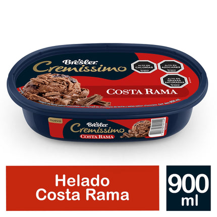 Helado Cremissimo Costa Rama, 900 ml - Bresler | Apishop