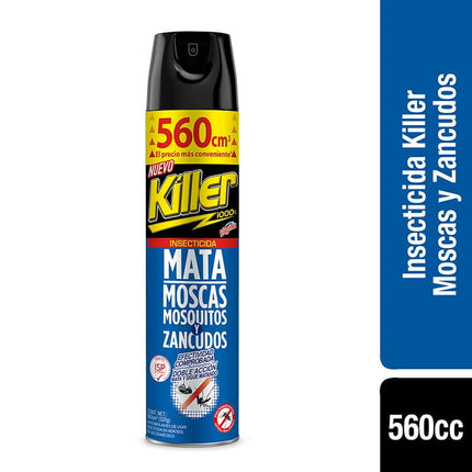 Insecticida Aerosol Mata Moscas y Zancudos, 560 cc