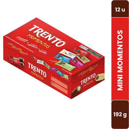 Trento Momentos Chocolates Rellenos, 12un, 6 Sabores 192g