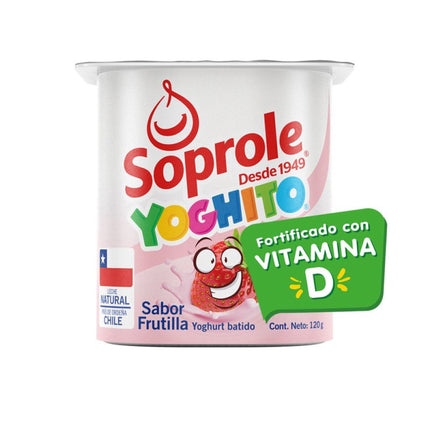 Yoghurt Batido  Sabor Frutilla, 120 g | Apishop