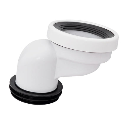Conector De Brida De Inodoro Compensado PVC Para Reparación De Urinarios Limpieza Quitar 10cm