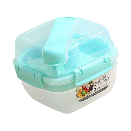 To Go Ensaladera 1300ml Frutero Para Fideos Ensaladas Bayas Verde