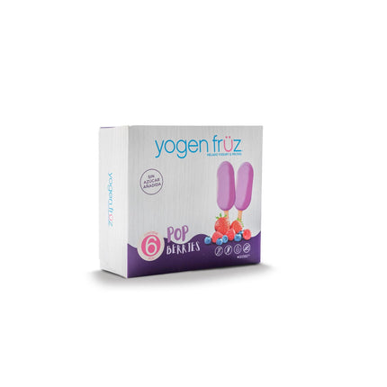 Helado Paleta Mix Berries Caja, 6 Un - Yogen Früz | Apishop