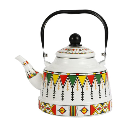 Hervidor De Agua Esmaltado De 1,7 L Para Estufa, Hervidor Decorativo Para Agua Caliente Para Té, Estilo A