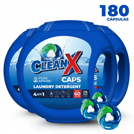 Pack X 3 Detergente Para Ropa En Cápsulas 4en1 Ultra 3 X 60 Un