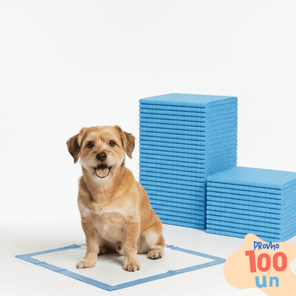 100 Pañales Sabanillas Entrenamiento Absorbentes Mascota Perros y Gatos 60x45 cm