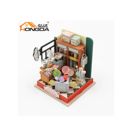 Tienda de Dulces en Miniatura con Luces LED – Kit DIY Happy Sugar S2305