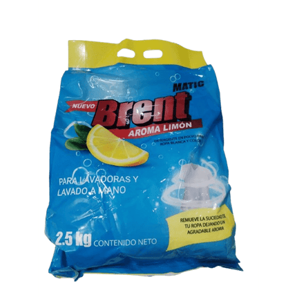 Detergente En Polvo Para Ropa Blanca Y Color Matic 2.5kg Aroma Limon