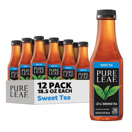 Té helado Pure Leaf Sweet Real Brewed, 550 ml (paquete de 12)
