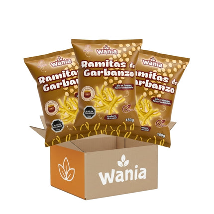 Pack Ramitas de Garbanzo Wania 180g 12 UN