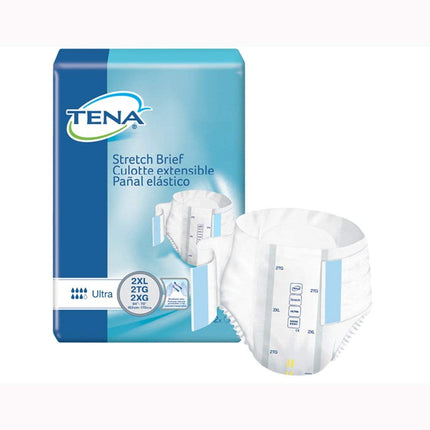 Pañal para incontinencia Tena ProSkin Stretch Ultra, absorción pesada, 2XL