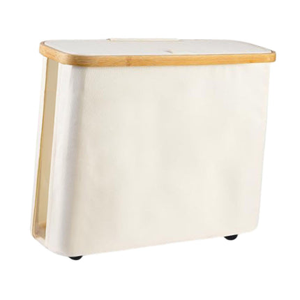 Organizador De Papel Higiénico Con Asa Soporte Para Papel Higiénico Para Baño RV Blanco