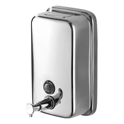 Dispensador Jabón Muro Acero Inoxidable 500ml Plateado Taumm
