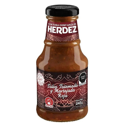 Salsa Roja Tatemada Martajada Herdez 240 g | Apishop