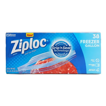 Bolsas Herméticas Gallon Freezer Ziploc 38 un | Apishop.cl