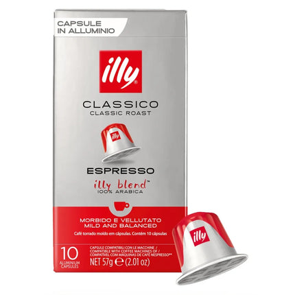 Café en Cápsulas para Nespresso Clasico Illy 57 g | Apishop