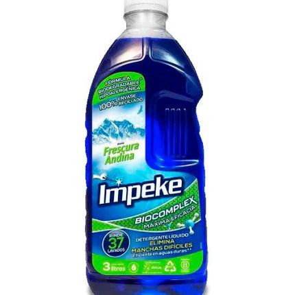 Impeke Detergente Líquido Frescura Andina 3 L | Apishop.cl
