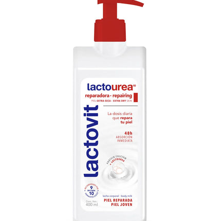 Lactovit Leche corporal Lactourea Reparadora 400 ml | Apishop.cl