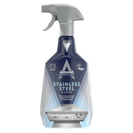Limpiador Especialista para Acero Inoxidable y Brillo Astonish 750 ml | Apishop.cl