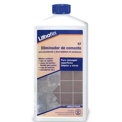 Lithofin KF Eliminador de Cemento 1 L | Apishop.cl