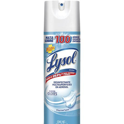 Lysol Desinfectante de ambiente y superficie linen 538 gr | Apishop.cl