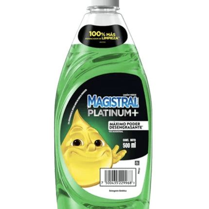 Magistral Lavaloza Platinum Verde Limón 500 cc | Apishop.cl