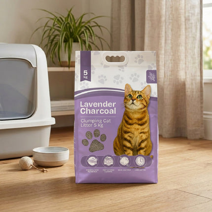 Arena Sanitaria para Gatos Lavanda 5 kg 1 un | Apishop.cl