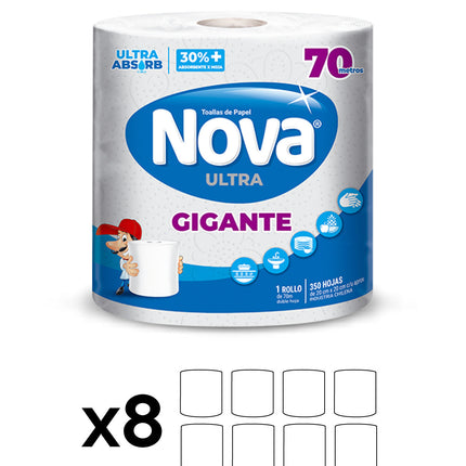 Nova Toalla Gigante doble hoja 70 m 1 MANGA | Apishop.cl