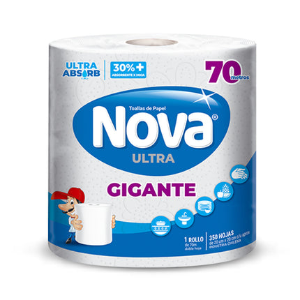 Nova Toalla Gigante doble hoja 70 m | Apishop.cl