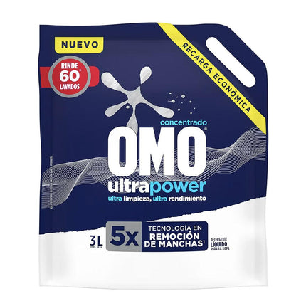Omo Detergente liquido Matic Doypack 3 L | Apishop.cl