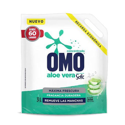 Omo Detergente liquido Matic Doypack con Soft 3 L | Apishop.cl