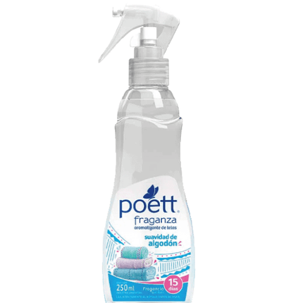 Poett Aromatizante de Telas Fraganza Suavidad de Algodón 250 cc | Apishop.cl
