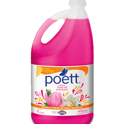 Poett Limpia Pisos Flores de Primavera 4 L | Apishop.cl