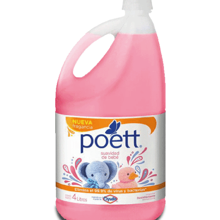 Poett Limpia Pisos Suavidad de Bebé 4 L | Apishop.cl