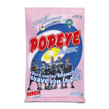 Popeye Detergente en Polvo Hipoalergénico Bebé 400 gr | Apishop.cl