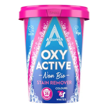 Eliminador de Manchas No Biológico Oxy Active Astonish 625 g | Apishop.cl