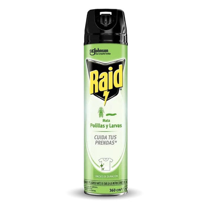 Raid Insecticida Polillas y Larvas 360 cc | Apishop.cl