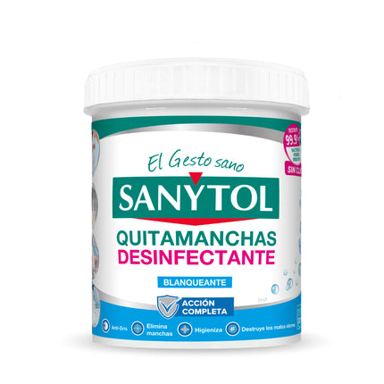 Sanytol Quitamanchas Desinfectante ropa blanca 450 gr | Apishop.cl