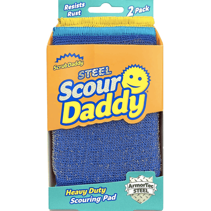 Scrub Daddy Steel Scour Acero Inox 2 unid | Apishop.cl